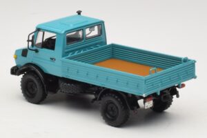 Mercedes Unimog 1300 L Platós Teherautó Kék Minichamps 1:43 439033020 Fém – 5. kép a 6-ből