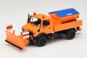 Mercedes Unimog 1300 L Hóeke Narancssárga Minichamps 1:43 439033060 Fém
