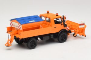 Mercedes Unimog 1300 L Hóeke Narancssárga Minichamps 1:43 439033060 Fém – 2. kép a 6-ből