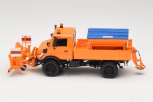 Mercedes Unimog 1300 L Hóeke Narancssárga Minichamps 1:43 439033060 Fém – 3. kép a 6-ből