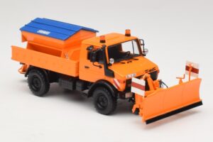 Mercedes Unimog 1300 L Hóeke Narancssárga Minichamps 1:43 439033060 Fém – 4. kép a 6-ből