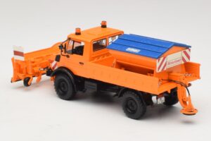 Mercedes Unimog 1300 L Hóeke Narancssárga Minichamps 1:43 439033060 Fém – 5. kép a 6-ből