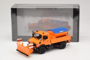 Mercedes Unimog 1300 L Hóeke Narancssárga Minichamps 1:43 439033060 Fém – 6. kép a 6-ből