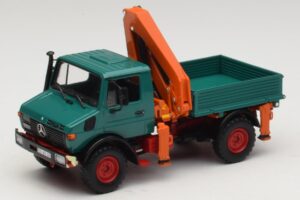 Mercedes Unimog 1300 L Dömper Rakodókarral Minichamps 1:43 439033000 Fém