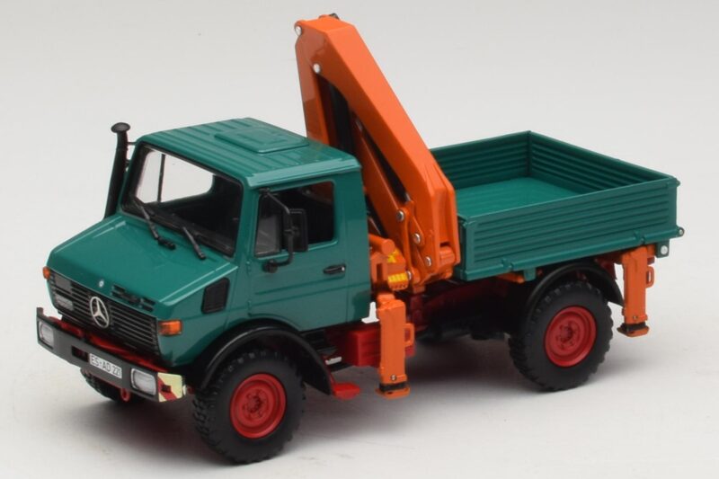 Mercedes Unimog 1300 L Dömper Rakodókarral Minichamps 1:43 439033000 Fém