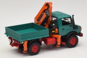 Mercedes Unimog 1300 L Dömper Rakodókarral Minichamps 1:43 439033000 Fém – 2. kép a 6-ből