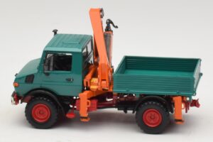 Mercedes Unimog 1300 L Dömper Rakodókarral Minichamps 1:43 439033000 Fém – 3. kép a 6-ből