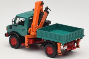 Mercedes Unimog 1300 L Dömper Rakodókarral Minichamps 1:43 439033000 Fém – 5. kép a 6-ből