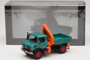 Mercedes Unimog 1300 L Dömper Rakodókarral Minichamps 1:43 439033000 Fém – 6. kép a 6-ből
