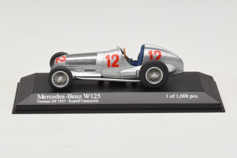 Mercedes W125 R. Caracciola German GP 1937 Minichamps 1:43 400370012 Fém