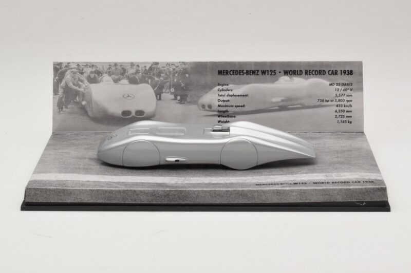 Mercedes W125 R. Caracciola World Record Car 1938 Minichamps 1:43 400383800 Fém