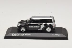 Mini Cooper Clubman R55 Fekete Metál Minichamps 1:43 431138672 Fém