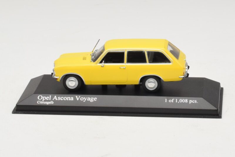 Opel Ascona A Voyage Sárga Minichamps 1:43 Opel Ascona A Voyage Sárga Minichamps 1:43 400045811 Fém