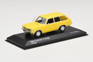 Opel Ascona A Voyage Sárga Minichamps 1:43 400045811 Fém – 2. kép a 4-ből