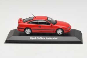 Opel Calibra Turbo 4x4 Piros Maxichamps 1:43 940045721 Fém
