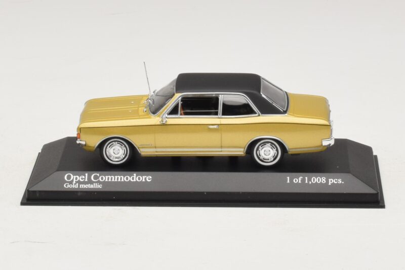 Opel Commodore A Metál Arany Minichamps 1:43 430046165 Fém