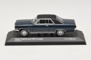 Opel Diplomat A V8 Coupe Sötétkék Minichamps 1:43 400048021 Fém