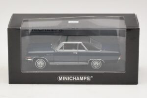 Opel Diplomat A V8 Coupe Sötétkék Minichamps 1:43 400048021 Fém – 4. kép a 4-ből