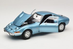 Opel GT Blue Metallic Minichamps 1:18 180049030 Fém – 2. kép a 8-ből