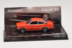 Opel Kadett C Kupé Bemutató IAA Frankfurt Piros Minichamps 1:43 436045620 Fém