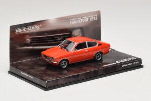Opel Kadett C Kupé Bemutató IAA Frankfurt Piros Minichamps 1:43 436045620 Fém – 2. kép a 4-ből