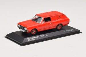 Opel Rekord Caravan Norwegian Post Minichamps 1:43 433046195 Fém – 2. kép a 4-ből