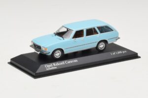 Opel Rekord D Caravan Világoskék Minichamps 1:43 400044014 Fém – 2. kép a 4-ből
