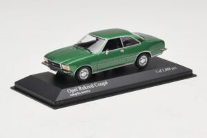 Opel Rekord D Kupé Zöld Metálfényű Minichamps 1:43 400044022 Fém – 2. kép a 4-ből