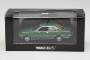 Opel Rekord D Kupé Zöld Metálfényű Minichamps 1:43 400044022 Fém – 4. kép a 4-ből