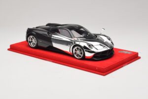 Pagani Huayra Chrome Silver Egyedi Darab BBR 1:18 P1873CM Gyanta – 4. kép a 7-ből