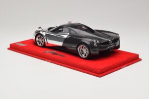 Pagani Huayra Chrome Silver Egyedi Darab BBR 1:18 P1873CM Gyanta – 5. kép a 7-ből