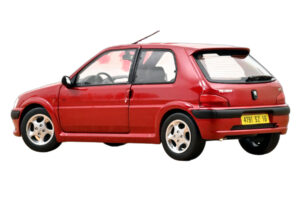 Peugeot 106 S16 Lucifer Red Norev 1:18 184921 Fém – 3. kép a 3-ből
