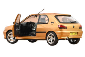 Peugeot 306 S16 Blaze Yellow Norev 1:18 184940 Fém – 2. kép a 3-ből