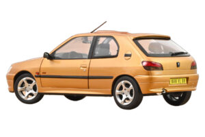 Peugeot 306 S16 Blaze Yellow Norev 1:18 184940 Fém – 3. kép a 3-ből