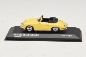 Porsche 356 B Kabrió Sárga Minichamps 1:43 400064334 Fém