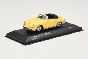 Porsche 356 B Kabrió Sárga Minichamps 1:43 400064334 Fém – 2. kép a 4-ből