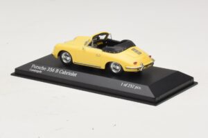 Porsche 356 B Kabrió Sárga Minichamps 1:43 400064334 Fém – 3. kép a 4-ből