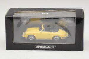 Porsche 356 B Kabrió Sárga Minichamps 1:43 400064334 Fém – 4. kép a 4-ből