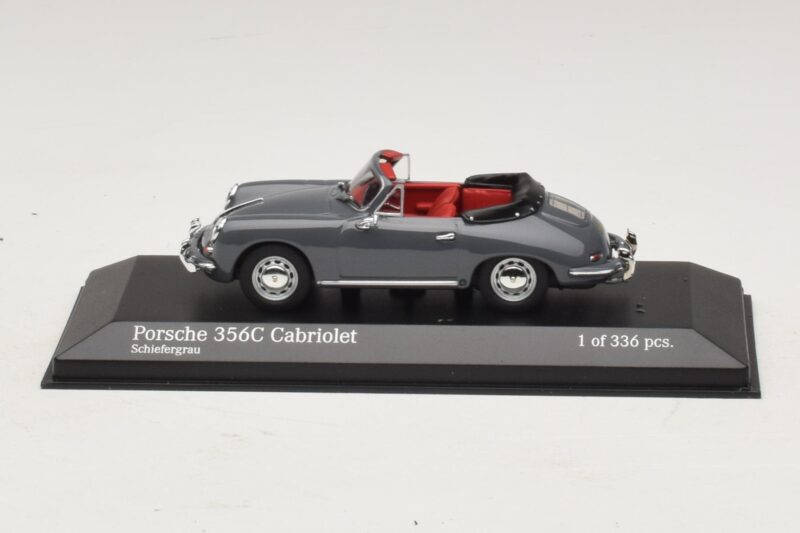 Porsche 356C Cabriolet Szürke Minichamps 1:43 Porsche 356C Cabriolet Szürke Minichamps 1:43 430062339 Fém