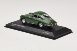 Porsche 356C Sötétzöld Minichamps 1:43 430062329 Fém – 3. kép a 4-ből