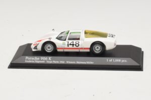 Porsche 906 K Scuderia Filipinetti #148 W. Mairesse / H. Muller Targa Florio Winners 1966 Minichamps 1:43 400666648 Fém