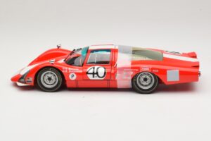 Porsche 906 LH Squadra Tartaruga #40 D. Spoerry / R. Steinemann 12 Hours of Sebring 1967 Minichamps 1:18 100676140 Fém – 4. kép a 8-ből