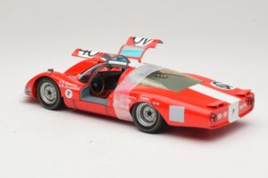 Porsche 906 LH Squadra Tartaruga #40 D. Spoerry / R. Steinemann 12 Hours of Sebring 1967 Minichamps 1:18 100676140 Fém – 5. kép a 8-ből