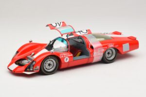 Porsche 906 LH Squadra Tartaruga #40 D. Spoerry / R. Steinemann 12 Hours of Sebring 1967 Minichamps 1:18 100676140 Fém – 2. kép a 8-ből
