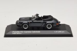 Porsche 911 930 Carrera Cabriolet Szürke Metál Minichamps 1:43 430062037 Fém