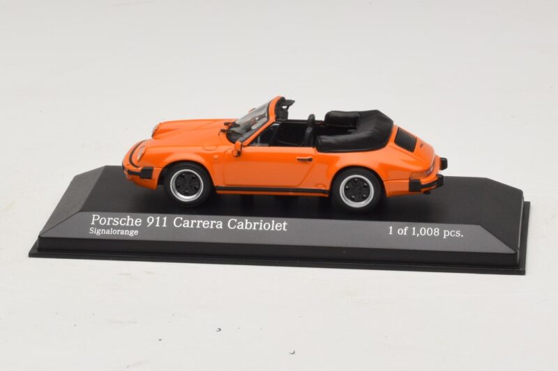 Porsche 911 930 Carrera Cabriolet Narancssárga Minichamps 1:43 Porsche 911 930 Carrera Cabriolet Narancssárga Minichamps 1:43 430062038 Fém