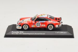 Porsche 911 934 #69 Braillard / Dagoreau 24 Hours of Le Mans 1978 Minichamps 1:43 400786469 Fém