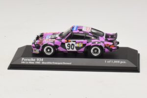 Porsche 911 934 #90 Bourdillat / Ennequin 24 Hours of Le Mans 1980 Minichamps 1:43 400806490 Fém