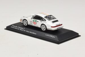 Porsche 911 964 Carrera 2 #33 M. Hakkinen Monaco Carrera Cup Winner 1993 Minichamps 1:43 430936033 Fém – 3. kép a 4-ből