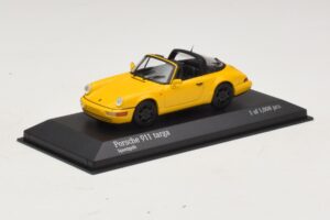 Porsche 911 964 Targa Sárga Minichamps 1:43 400061367 Fém – 2. kép a 4-ből